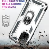 Kryt Magnetic Holder Armor na Xiaomi Redmi Note 10/10S - Strieborná
