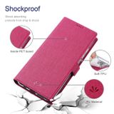 Peňaženkové kožené puzdro ViLi Shockproof na Moto G10/G20/G30 - Ružovo červená
