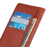 Peňaženkové kožené puzdro na Xiaomi Redmi 8 - Hnedá