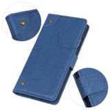 Peňaženkové kožené puzdro na Xiaomi Redmi 8 - Modrá
