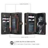 Multifunkčné peňaženkové puzdro CASEME na Samsung Galaxy S21 FE - Čierna
