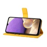 Peňaženkové kožené puzdro ETHNIC na Samsung Galaxy A22 4G - Žltá