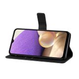 Peňaženkové kožené puzdro ETHNIC na Samsung Galaxy A22 4G - Čierna