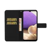 Peňaženkové kožené puzdro ETHNIC na Samsung Galaxy A22 4G - Čierna