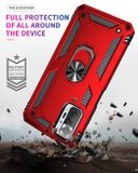 Kryt Magnetic Holder Armor na Xiaomi Redmi Note 10 Pro - Červená
