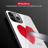Ochranné sklo na zadnú časť telefónu na iPhone 11 - Red Heart