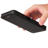 Peňaženkové Carbon puzdro na Samsung Galaxy A22 4G - Čierna