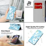 Peňaženkové 3D puzdro CLOUD FOG na Huawei P50 Pro - Nebeská modrá