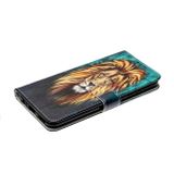 Peňaženkové kožené puzdro OIL na Samsung Galaxy A22 4G - Lion