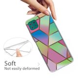 Gumený kryt MARBLE na Samsung Galaxy A22 5G - Rhombus gradient