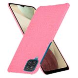 Kožený kryt CROCODILE na Samsung Galaxy A22 4G - Ružová