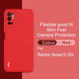 Gumený kryt IMAK na Xiaomi Redmi Note 10 5G - Červená