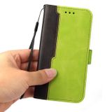 Peňaženkové kožené puzdro BUSINESS na Samsung Galaxy A22 4G - Zelená