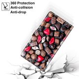 Peňaženkové kožené puzdro Voltage na Xiaomi Redmi Note 10/10S - Red Lip Chocolate