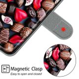 Peňaženkové 3D puzdro na Samsung Galaxy A50 – Red Lip Chocolate