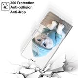 Peňaženkové 3D puzdro na Samsung Galaxy A50 – Blue Sweater White Cat