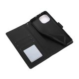 Peňaženkové kožené puzdro SUNFLOWER na Xiaomi Mi 11 - Čierna