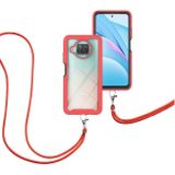 Akrylový kryt 2v1 na Xiaomi Mi 10T Lite 5G - Červená