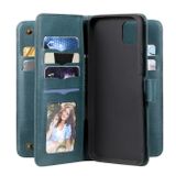 Multifunkčné peňaženkové puzdro MAGNETIC na Samsung Galaxy A22 5G - Tmavozelená