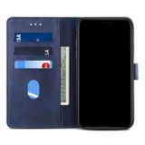 Peňaženkové kožené puzdro GUSSIM na Samsung Galaxy S21 FE - Modrá