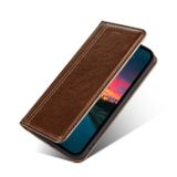 Peňaženkové kožené puzdro MAGNETIC Xiaomi Mi 11 - Hnedá