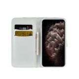 Peňaženkové Glitter puzdro CROCODILE na iPhone 13 Pro Max - Strieborná