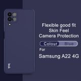 Gumený kryt IMAK na Samsung Galaxy A22 4G - Modrá