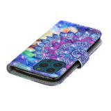 Peňaženkové 3D puzdro DRAWING na iPhone 13 Pro Max - Oil Painting Mandala