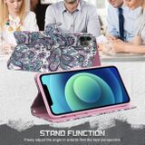 Peňaženkové 3D puzdro PAINTING na iPhone 13 - Swirl Pattern