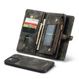 Multifunkčné peňaženkové puzdro CaseMe na iPhone 13 Pro Max - Čierna
