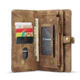 Multifunkčné peňaženkové puzdro CaseMe na iPhone 13 Pro - Hnedá