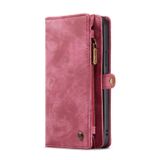 Multifunkčné peňaženkové puzdro CaseMe na iPhone 13 Pro - Červená