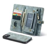 Multifunkčné peňaženkové puzdro CaseMe na iPhone 13 - Modrá
