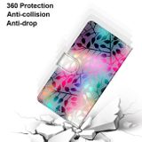 Peňaženkové kožené puzdro DRAWING na Oppo A54 5G - Translucent Glass