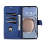 Peňaženkové kožené púzdro AZNS na Huawei P50 Pro – Modrá
