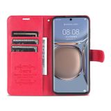 Peňaženkové púzdro AZNS Sheepskin na Huawei P50 Pro – Červená