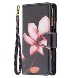 Peňaženkové kožené puzdro DRAWING Xiaomi Redmi 10 - Lotus