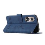 Peňaženkové púzdro SMILE na Huawei P50 Pro – Modrá