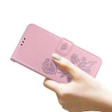 Peňaženkové kožené puzdro ROSE na iPhone 13 - Ružovozlatá