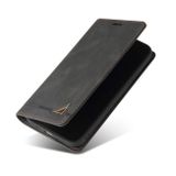 Peňaženkové kožené puzdro na Samsung Galaxy A51 - Čierná