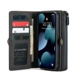 Multifunkčné peňaženkové puzdro CaseMe na iPhone 13 Pro - Čierna