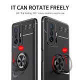Ring Holder kryt METAL na Xiaomi Mi 11T / 11T Pro – Čierna a červená