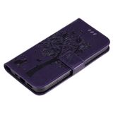 Peňaženkové kožené puzdro TREE &amp; CAT na Xiaomi Mi 11T / 11T Pro – Fialová