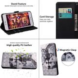 Peňaženkové 3D puzdro PAINTED na Samsung Galaxy S22 Plus 5G - Husky