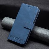 Peňaženkové kožené puzdro MAGNETIC na Oppo Reno 5 Z - Modrá