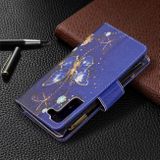 Peňaženkové kožené puzdro DRAWING na Samsung Galaxy S22 Plus 5G - Purple Butterfly