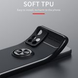 Gumený kryt RING HOLDER na Xiaomi Redmi Note 11 Pro - Čiernočervená