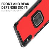 Kryt Magnetic Holder Armor na Xiaomi Redmi Note 9 - Červená