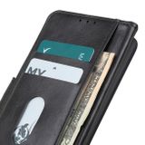 Peňaženkové kožené puzdro CRAZY na Xiaomi Redmi Note 11 Pro - Čierna