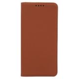 Peňaženkové kožené puzdro LIQUID na Samsung Galaxy A04s – Hnedá